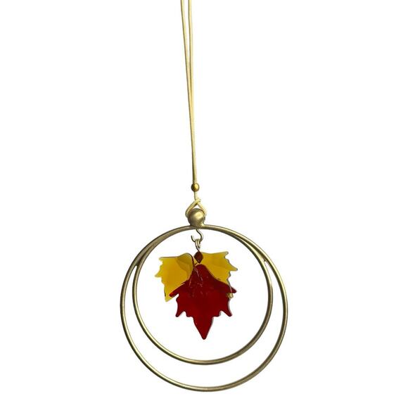 Swarovski Garden Tales Autumn Leaves Ornament - Picture 2 of 7